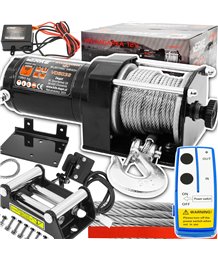 Wyciągarka elektryczna 12V 1360 kg wciągarka linowa samochodowa lawety 12 m