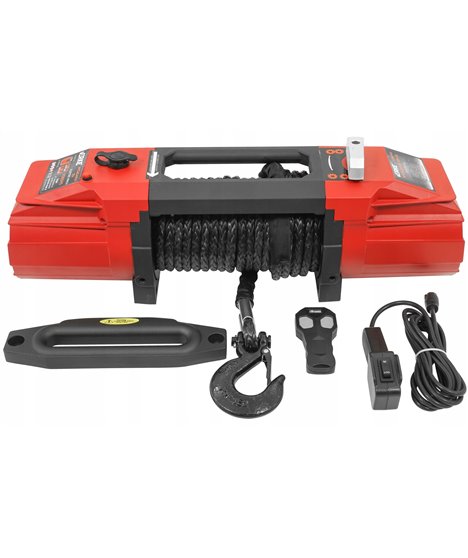 Wyciągarka elektryczna 12V 6120 kg wciągarka linowa samochodowa lawety 24 m