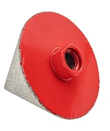 Tarnik frez stożkowy otwornica diament stożek do szlifowania gresu M14 3-75 mm