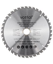 Tarcza tnąca piła wielozadaniowa TCT kompozyt 255x30x40t do drewna metalu