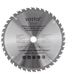 Tarcza tnąca piła wielozadaniowa TCT kompozyt 315x30x40t do drewna metalu