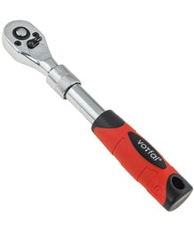Grzechotka teleskopowa 1/4" 150-200 mm 72 zęby regulowana długość