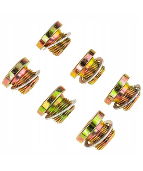 Zestaw naprawy gwintu korka miski oleju M18 x 1.5 do napraw M17 6 korków