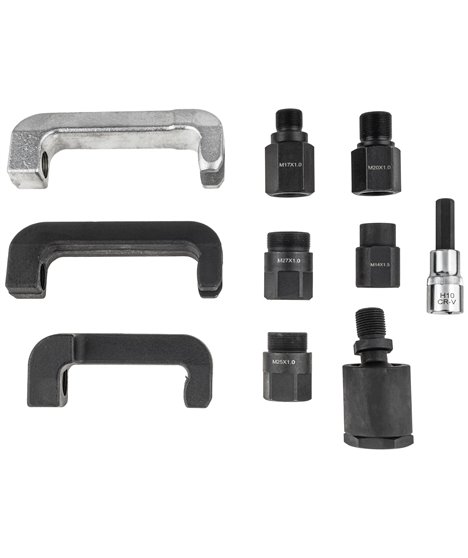 Zestaw adapterów do wtryskiwaczy klucze do wtrysków M14-M27 10 el