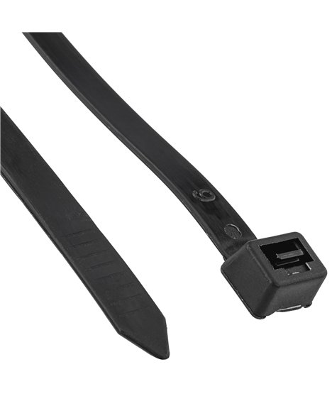 Mocne opaski zaciskowe kablowe trytki czarne taśma 8.8x400 mm 100 szt trytki