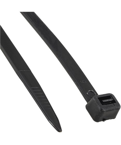 Mocne opaski zaciskowe kablowe trytki czarne taśma 8.8x450 mm 100 szt trytki