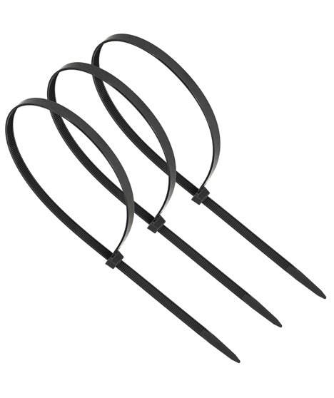 Mocne opaski zaciskowe kablowe trytki czarne taśma 8.8x550 mm 100 szt trytki