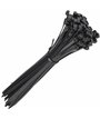 Mocne opaski zaciskowe kablowe trytki czarne taśma 7.6x380 mm 100 szt trytki