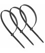 Mocne opaski zaciskowe kablowe trytki czarne taśma 7.6x380 mm 100 szt trytki