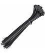 Mocne opaski zaciskowe kablowe trytki czarne taśma 4.8x380 mm 100 szt trytki