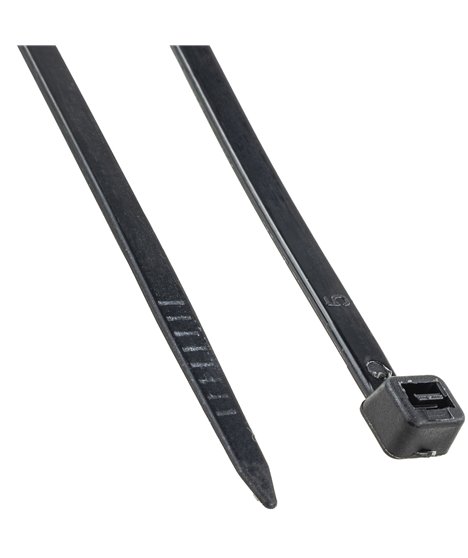 Mocne opaski zaciskowe kablowe trytki czarne taśma 4.8x450 mm 100 szt trytki