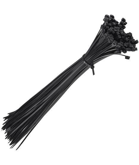 Mocne opaski zaciskowe kablowe trytki czarne taśma 4.8x500 mm 100 szt trytki
