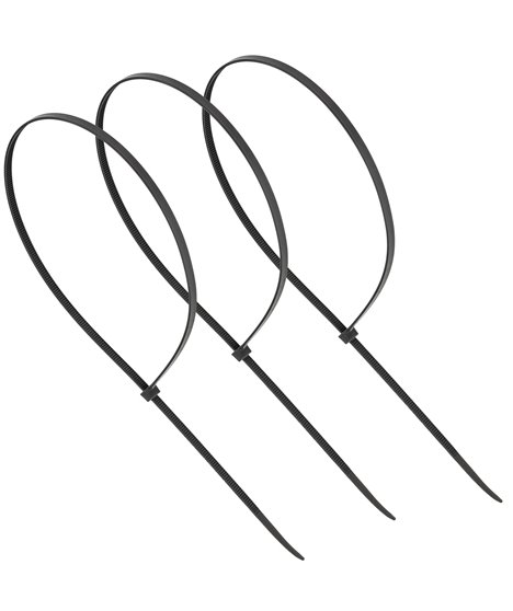 Mocne opaski zaciskowe kablowe trytki czarne taśma 4.8x500 mm 100 szt trytki