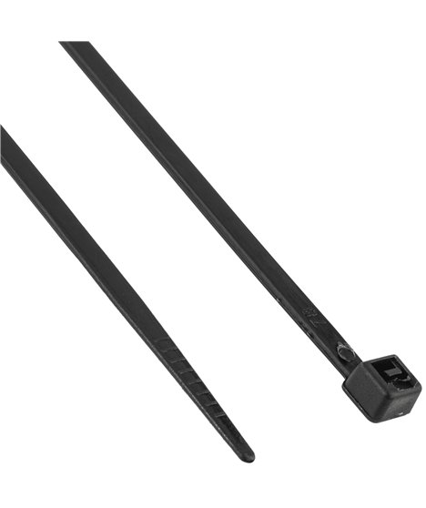 Mocne opaski zaciskowe kablowe trytki czarne taśma 3.6x200 mm 100 szt trytki