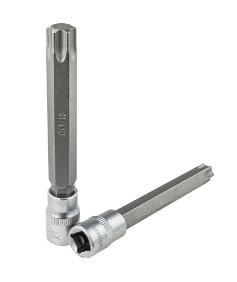 Klucze trzpieniowe nasadki torx długie 7 el T25 T30 T40 T45 T50 T55 T60