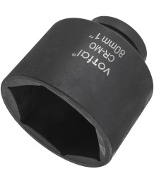 Nasadka udarowa nasadowa 1" cal klucz udarowy 80 mm długa 100 mm CR-MO 6-kąt