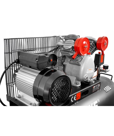 Kompresor olejowy sprężarka powietrza 100l V2 2-tłokowy 3 KM 250l/min 230V