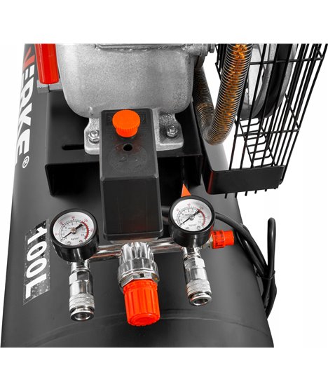 Kompresor olejowy sprężarka powietrza 100l V2 2-tłokowy 3 KM 250l/min 230V