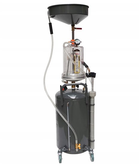 Zlewarko wysysarka do oleju odsysarka płynów mobilna pneumatyczna 70l sondy