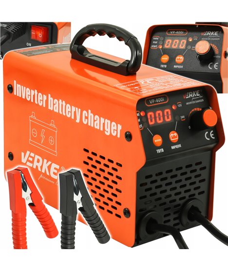 Prostownik akumulatorowy inwertorowy 400A rozruchem ładowarka akumulatorów