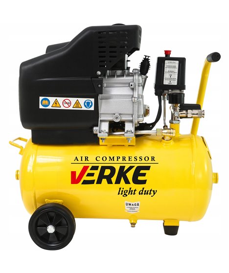 Kompresor olejowy 24l sprężarka powietrza tłokowa 1 tłok 1,5 KM 200l/min 8 bar