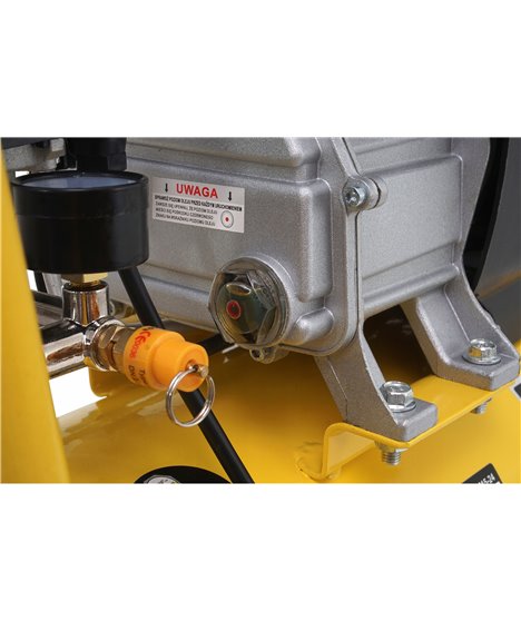 Kompresor olejowy 24l sprężarka powietrza tłokowa 1 tłok 1,5 KM 200l/min 8 bar