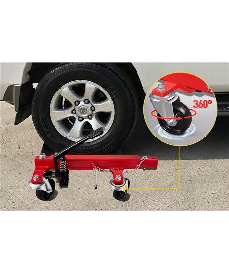 Rolki transportowe warsztatowe serwisowe 12" rolka wózek pod koła samochodowe