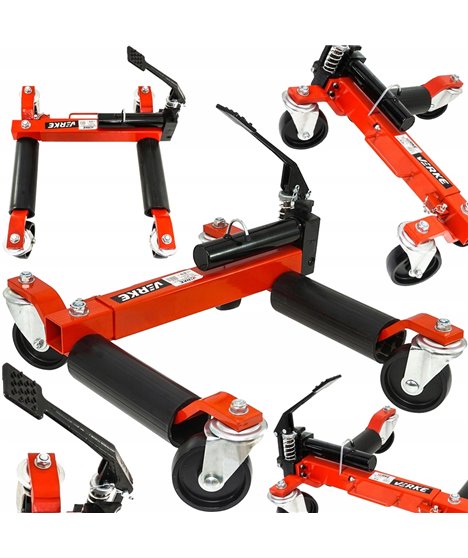 Rolki transportowe warsztatowe serwisowe 9" rolka wózek pod koła samochodowe