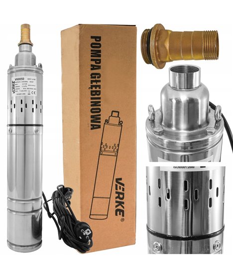 Pompa głębinowa śrubowa do wody studni zanurzeniowa ciśnieniowa 370W mocna