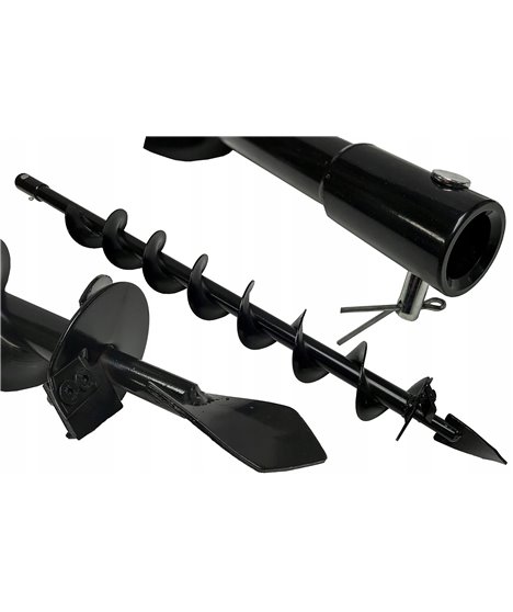 Wiertło do świdra wiertnicy spalinowej 8 cm x 80 cm