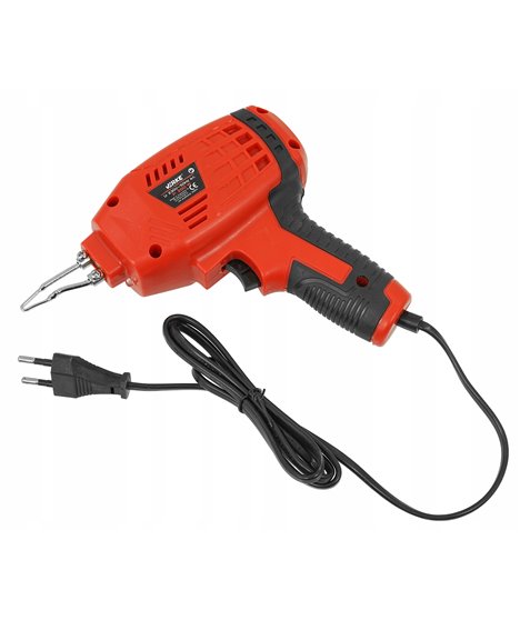 Lutownica transformatorowa precyzyjna pistoletowa 100W zestaw 3x grot cyna