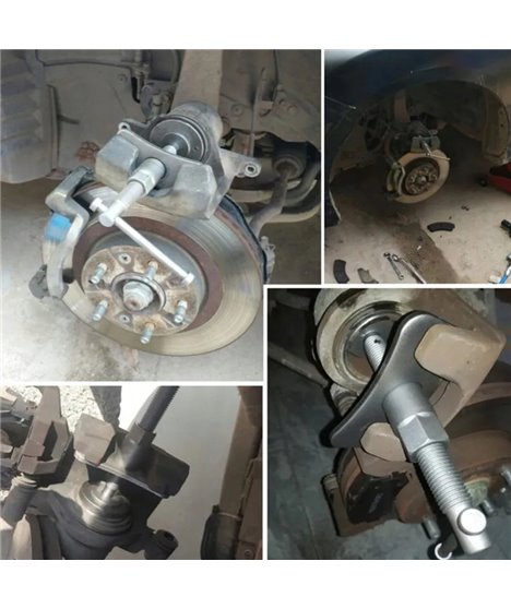 Zestaw do wyciskania naprawy cofania tłoczków hamulcowych praska klucz 21 szt.