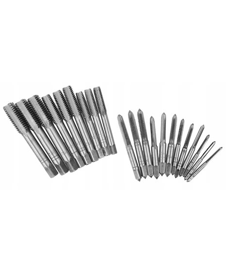 Zestaw gwintowników i narzynek gwintowniki i narzynki M3-M12 walizka 32 szt