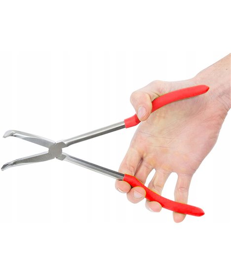 Szczypce kombinerki długie 280 mm wydłużone wygięte proste zestaw szczypiec