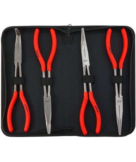 Szczypce kombinerki długie 280 mm wydłużone wygięte proste zestaw szczypiec