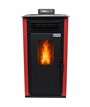 Kominek wolnostojący na pellet 8-15 kW piec na pelet sterowanie WiFi pilot