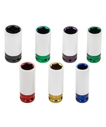 Nasadki udarowe felg aluminiowych 17 19 21 22 23 24 27 mm 1/2 alufelg długa