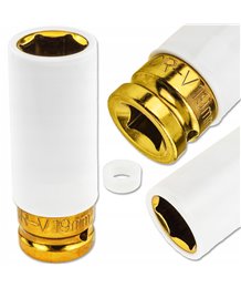 Nasadka udarowa 19 mm do felg aluminiowych 1/2" alufelg długa 80 mm CR-V