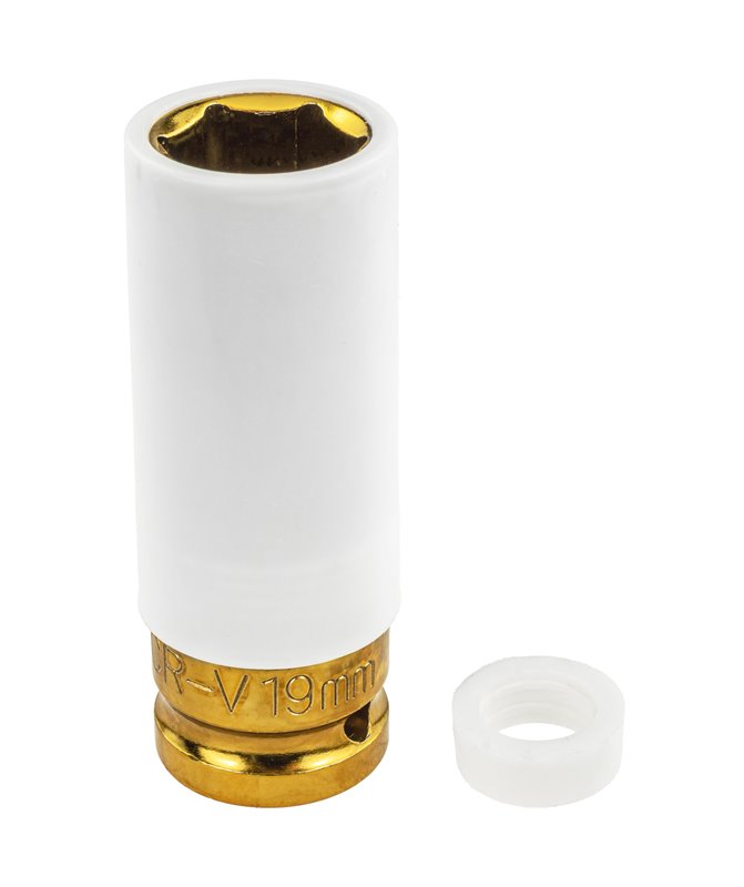 Nasadka udarowa 19 mm do felg aluminiowych 1/2" alufelg długa 80 mm CR-V