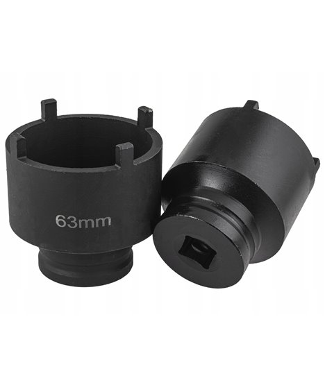 Zestaw nasadek do nakrętek wieńcowych rowkowych klucze 4-zęb 22-75 mm 11x