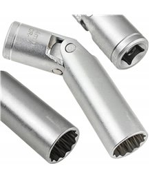 Nasadka do świec zapłonowych 14 mm 3/8 mm z przegubem cienkościenna 12-kąt