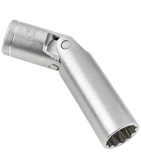 Nasadka do świec zapłonowych 14 mm 3/8 mm z przegubem cienkościenna 12-kąt