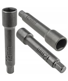 Bit nasadka do amortyzatorów 12,0 x 9,0 mm długość 92,5 mm stal CR-V