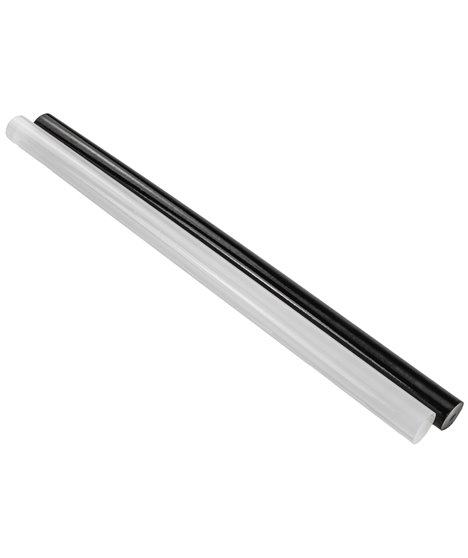 Klej do pistoletu na gorąco 10x wkłady klejowe bezbarwny czarny 11 mm 200 mm