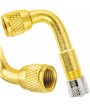 Przedłużka kątowa adapter do pompowania kół opon 90° wentyl metalowa
