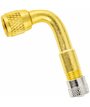 Przedłużka kątowa adapter do pompowania kół opon 90° wentyl metalowa