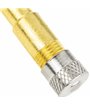 Przedłużka kątowa adapter do pompowania kół opon 90° wentyl metalowa