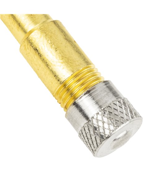 Przedłużka kątowa adapter do pompowania kół opon 90° wentyl metalowa