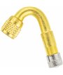 Przedłużka kątowa adapter do pompowania kół opon 45° wentyl metalowa 36 mm