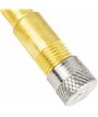 Przedłużka kątowa adapter do pompowania kół opon 45° wentyl metalowa 36 mm